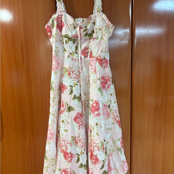 Floral Midi Dress - Picture 1 of 2